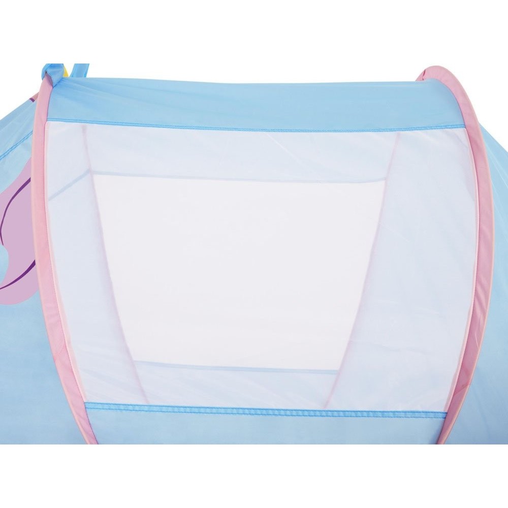 Bestway 68110 Detský Samorozkladací Plážový stan Jednorožec 182x96x81, modrý