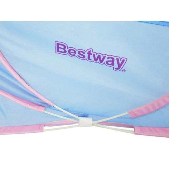 Bestway 68110 Detský Samorozkladací Plážový stan Jednorožec 182x96x81, modrý