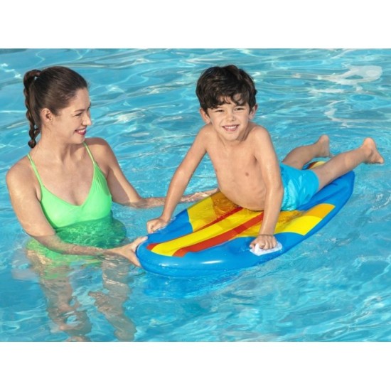 Bestway 42046 Nafukovačka v tvare Nafukovacej dosky Sunny Surf 114 cm x 46 cm, modrá