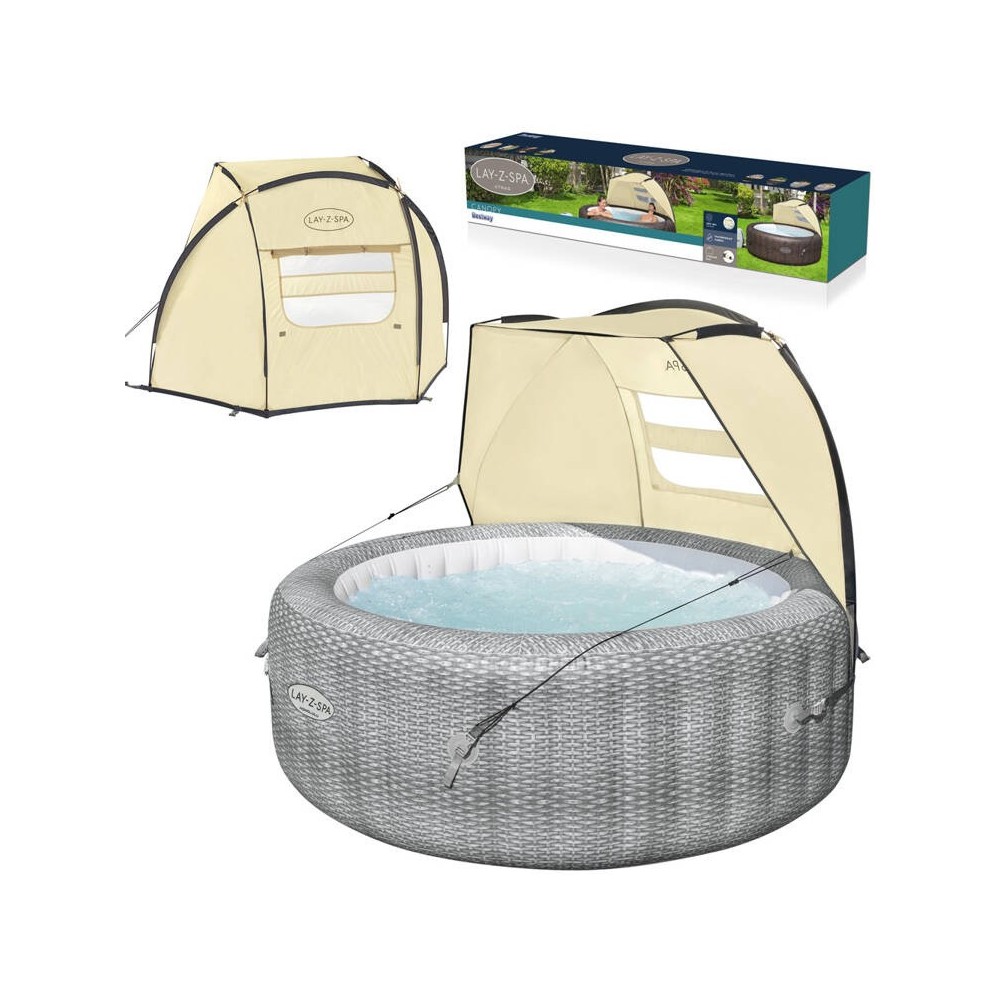 Bestway 60304 Slnečná clona na vírivku, strecha, kryt na jacuzzi 183 cm x 94 cm