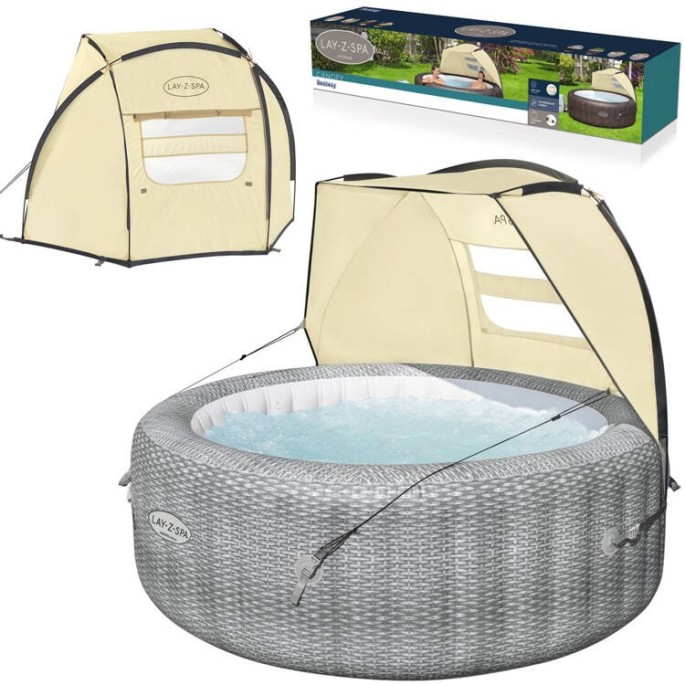Bestway 60304 Slnečná clona na vírivku, strecha, kryt na jacuzzi 183 cm x 94 cm