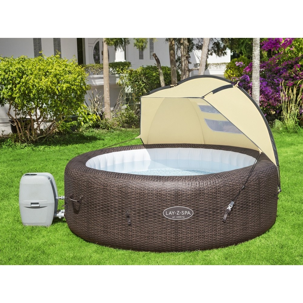 Bestway 60304 Slnečná clona na vírivku, strecha, kryt na jacuzzi 183 cm x 94 cm