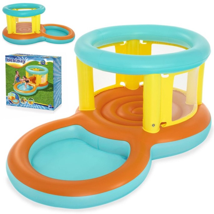 Bestway 52385 Nafukovacia trampolína pre deti s bazénom 239 cm x 142 cm