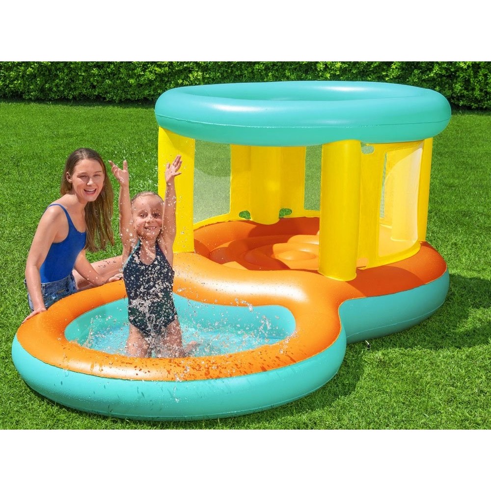 Bestway 52385 Nafukovacia trampolína pre deti s bazénom 239 cm x 142 cm