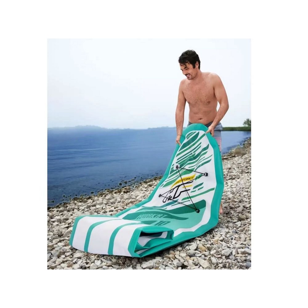 Bestway Nafukovacia doska Stand up paddleboard Hydro-Force 3.05m x 84cm HuaKa'i Set + veslo + pumpa, modrý