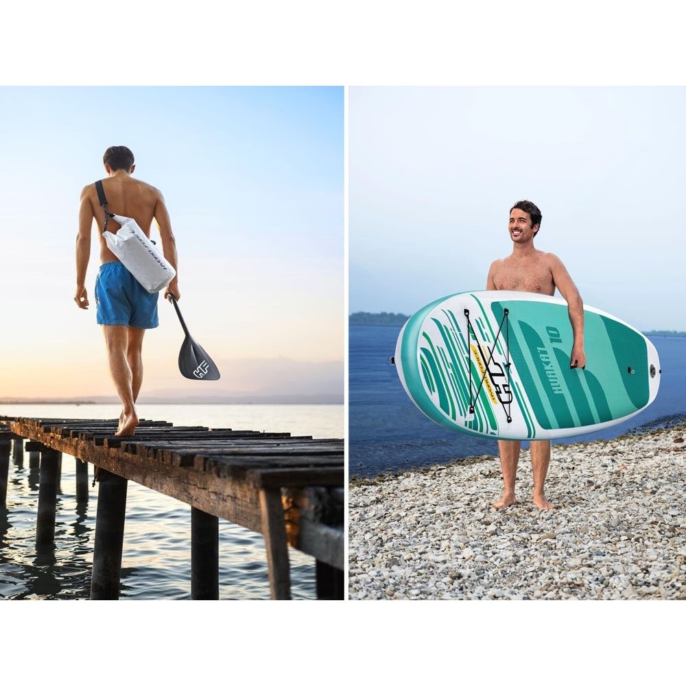 Bestway Nafukovacia doska Stand up paddleboard Hydro-Force 3.05m x 84cm HuaKa'i Set + veslo + pumpa, modrý