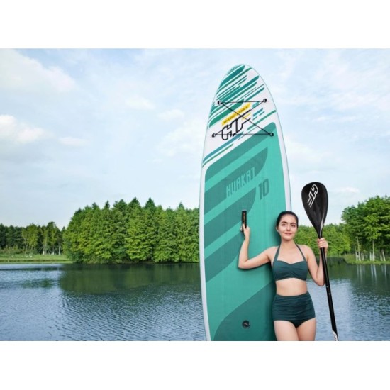 Bestway Nafukovacia doska Stand up paddleboard Hydro-Force 3.05m x 84cm HuaKa'i Set + veslo + pumpa, modrý
