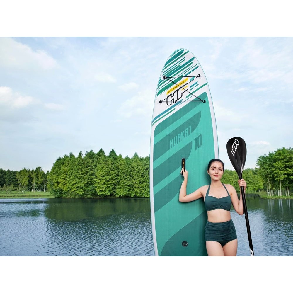 Bestway Nafukovacia doska Stand up paddleboard Hydro-Force 3.05m x 84cm HuaKa'i Set + veslo + pumpa, modrý