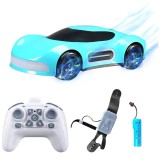 JOKO RC Auto Future Concept Stunt, ovládané hodinkami aj diaľkovým ovládaním, s Dymovým Efektom, svetlom a zvukom, modré
