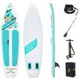 Bestway 65347 Nafukovacia doska Stand up Aqua Glider Paddleboard + veslo + pumpa 320cm, modro biely