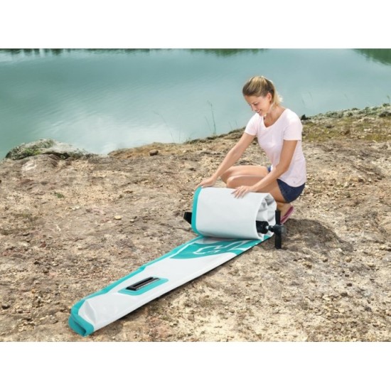Bestway 65347 Nafukovacia doska Stand up Aqua Glider Paddleboard + veslo + pumpa 320cm, modro biely