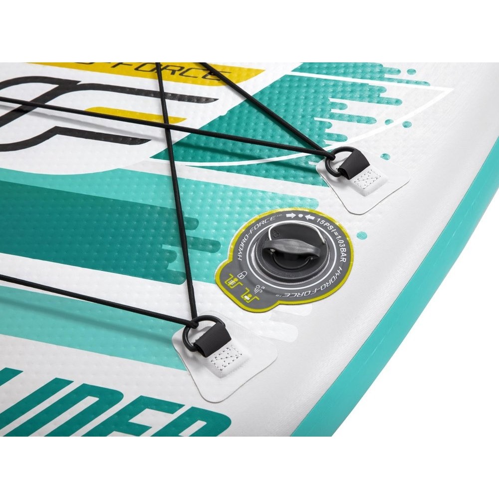 Bestway 65347 Nafukovacia doska Stand up Aqua Glider Paddleboard + veslo + pumpa 320cm, modro biely