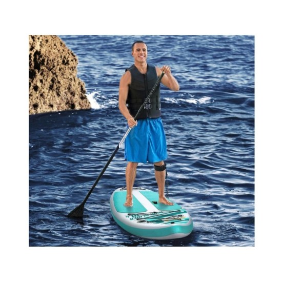 Bestway 65347 Nafukovacia doska Stand up Aqua Glider Paddleboard + veslo + pumpa 320cm, modro biely