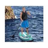 Bestway 65347 Nafukovacia doska Stand up Aqua Glider Paddleboard + veslo + pumpa 320cm, modro biely