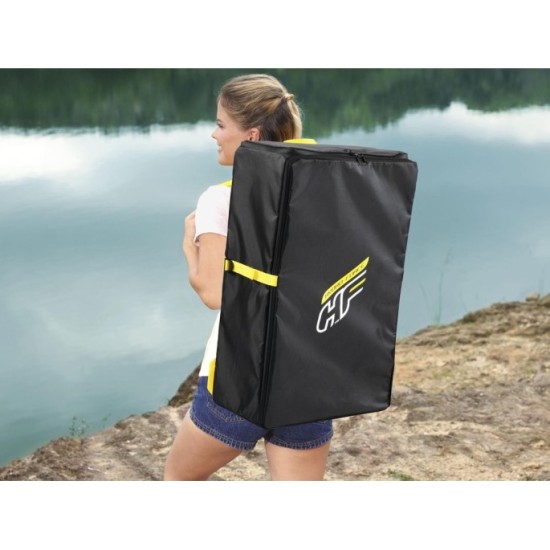 Bestway 65347 Nafukovacia doska Stand up Aqua Glider Paddleboard + veslo + pumpa 320cm, modro biely