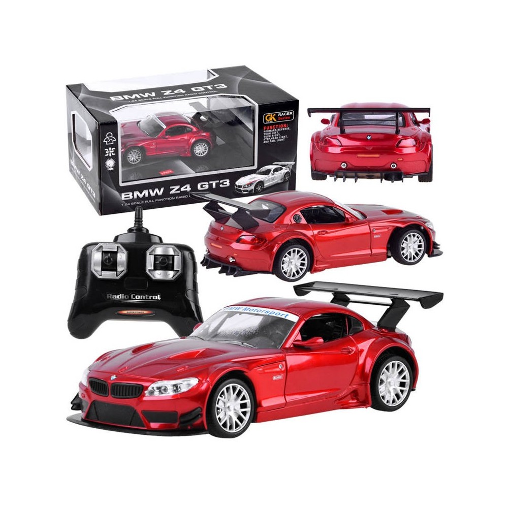 JOKO RC Auto BMW Z4 1:24 na diaľkové ovládanie + LED svetlo, červené