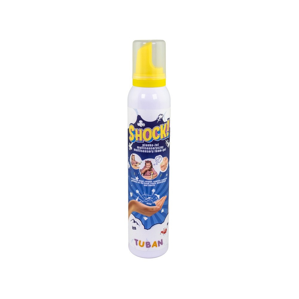 TUBAN SHOCK Šumivý penivý gel na ruky pre deti 200ml 