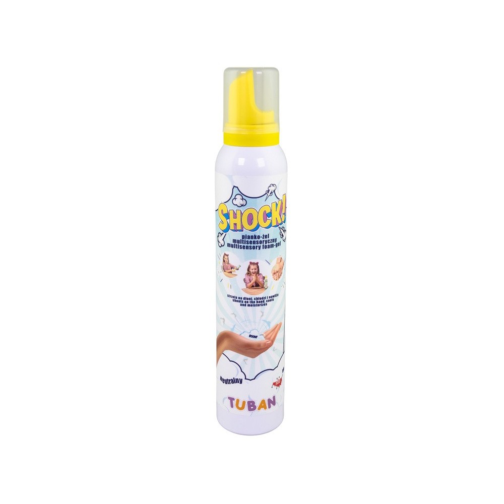 TUBAN SHOCK Šumivý penivý gel na ruky pre deti 200ml 