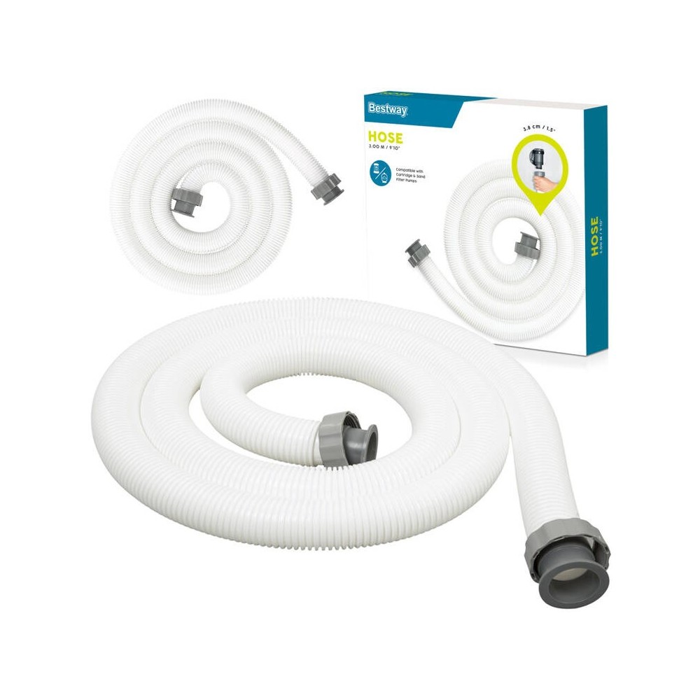 BESTWAY 58368 Náhradná Hadica FlowClear™, k filtrácii na bazén, L-3 m, 38 mm