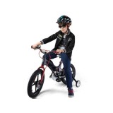 Royal Baby Detský bicykel Space Shuttle 14" s nafukovacími kolesami + pomocné kolieska + zvonček, čierny