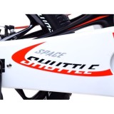 Royal Baby Detský bicykel Space Shuttle 14" s nafukovacími kolesami + pomocné kolieska + zvonček, čierny