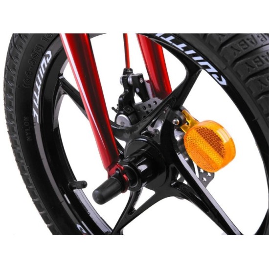 Royal Baby Detský bicykel Space Shuttle 14" s nafukovacími kolesami + pomocné kolieska + zvonček, čierny