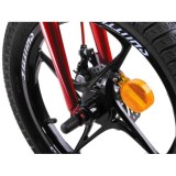Royal Baby Detský bicykel Space Shuttle 14" s nafukovacími kolesami + pomocné kolieska + zvonček, čierny