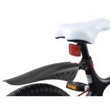 Royal Baby Detský bicykel Space Shuttle 14" s nafukovacími kolesami + pomocné kolieska + zvonček, čierny