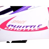 Royal Baby Detský bicykel Space Shuttle 16" s nafukovacími kolesami + pomocné kolieska, fialový