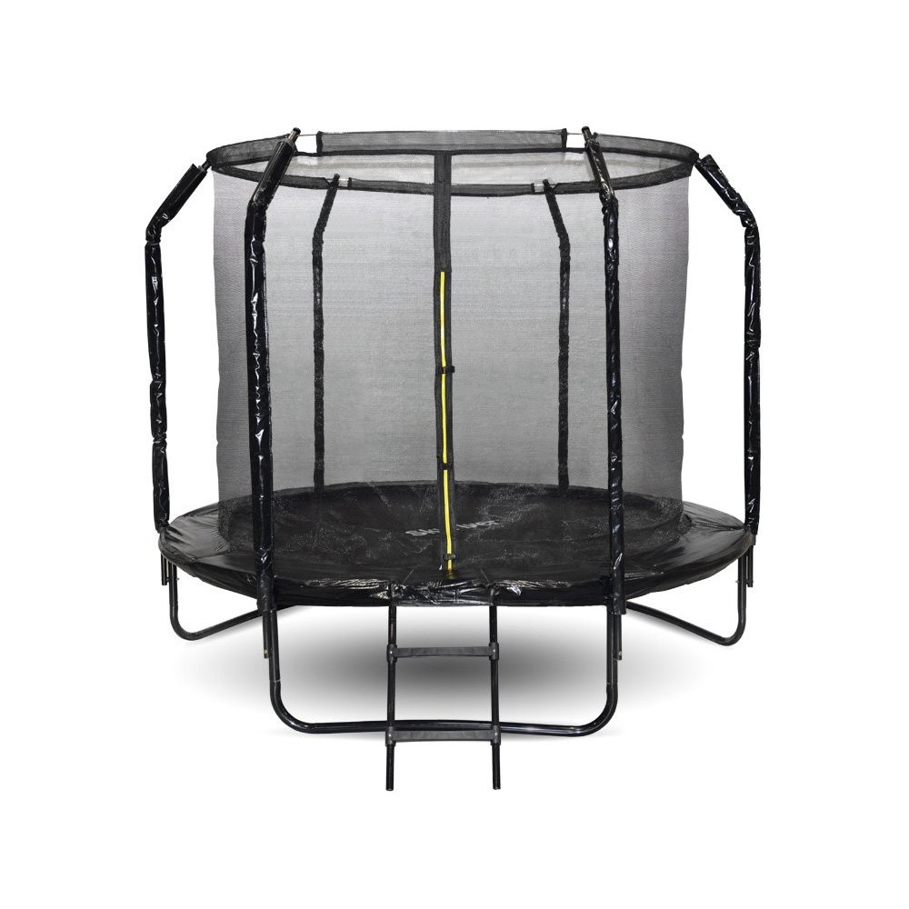 Skyflyer, Záhradná Trampolína 244cm 8Ft + rebrík, nosnosť 150kg, čierna