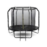 Skyflyer, Záhradná Trampolína 244cm 8Ft + rebrík, nosnosť 150kg, čierna