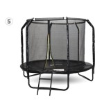 Skyflyer, Záhradná Trampolína 244cm 8Ft + rebrík, nosnosť 150kg, čierna