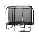 Skyflyer, Záhradná Trampolína 304cm 10Ft  + rebrík, nosnosť 150kg, čierna