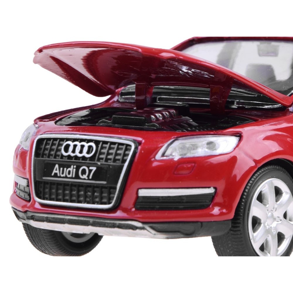 JOKO Kovový model autíčka AUDI Q7 SUV 1:32 so svetlom a zvukom, červené