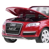 JOKO Kovový model autíčka AUDI Q7 SUV 1:32 so svetlom a zvukom, červené