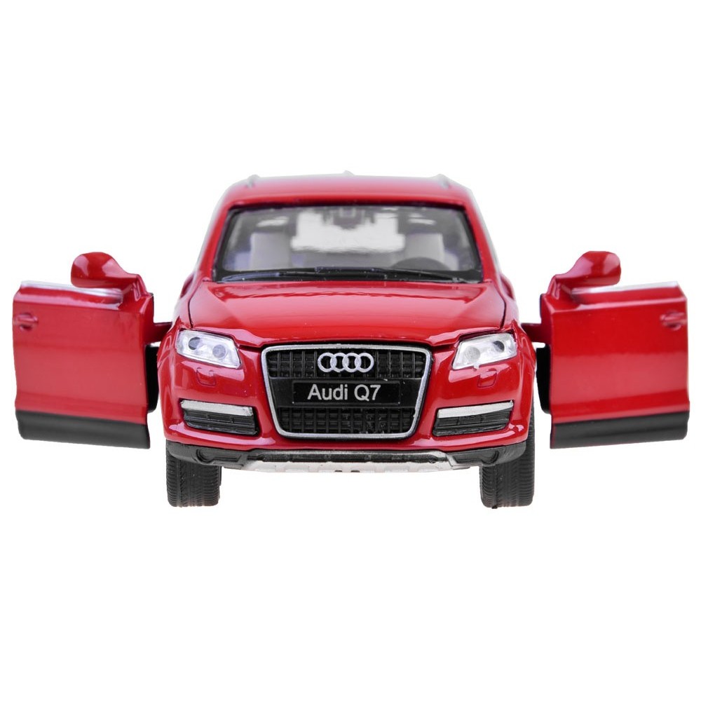 JOKO Kovový model autíčka AUDI Q7 SUV 1:32 so svetlom a zvukom, červené