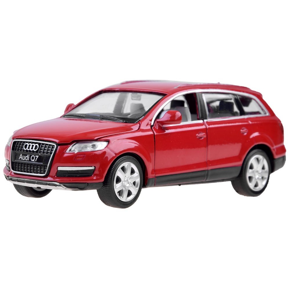 JOKO Kovový model autíčka AUDI Q7 SUV 1:32 so svetlom a zvukom, červené