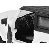 JOKO Kovový Model Autíčka Jeep Wrangler 1:32 so svetlom a zvukom, biele