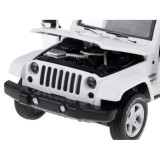 JOKO Kovový Model Autíčka Jeep Wrangler 1:32 so svetlom a zvukom, biele