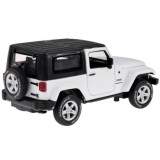 JOKO Kovový Model Autíčka Jeep Wrangler 1:32 so svetlom a zvukom, biele