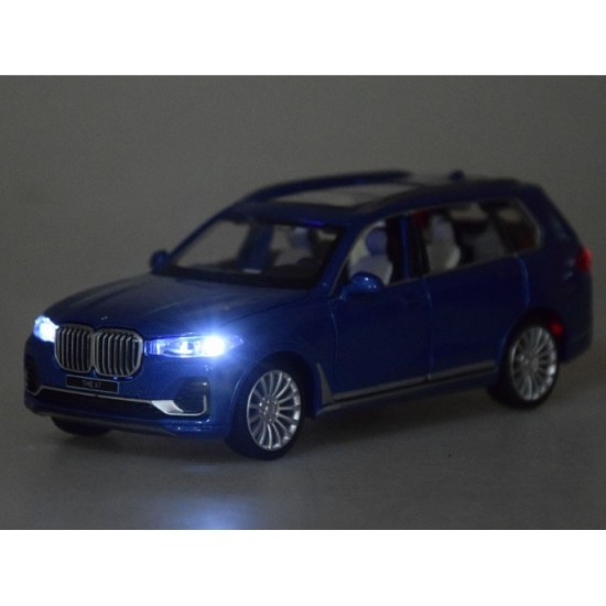 JOKO Kovový Model Autíčka BMW X7 SUV 1:32 so svetlom a zvukom, modré