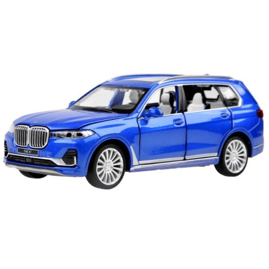 JOKO Kovový Model Autíčka BMW X7 SUV 1:32 so svetlom a zvukom, modré