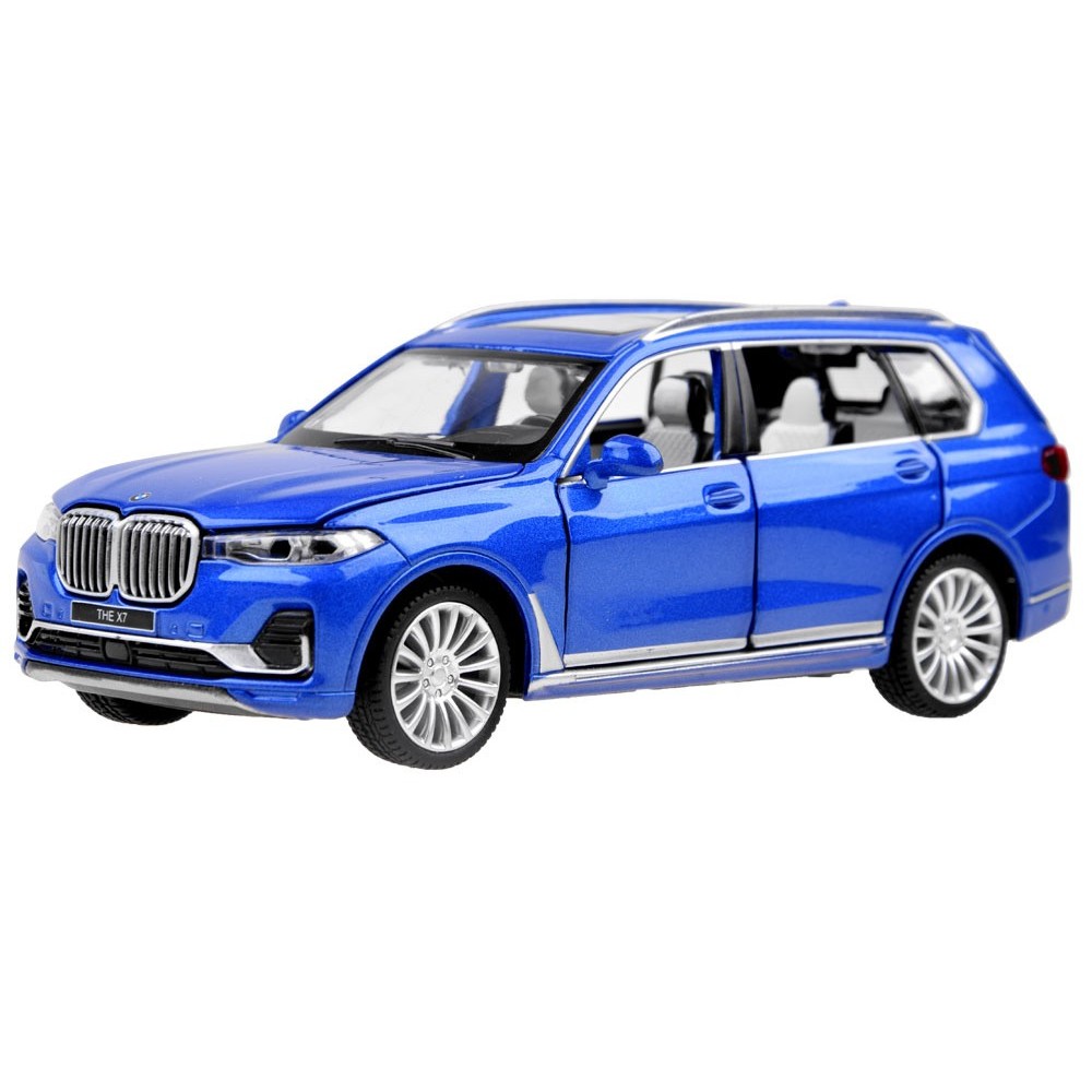 JOKO Kovový Model Autíčka BMW X7 SUV 1:32 so svetlom a zvukom, modré