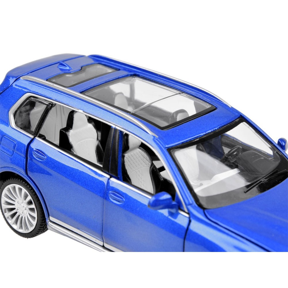 JOKO Kovový Model Autíčka BMW X7 SUV 1:32 so svetlom a zvukom, modré