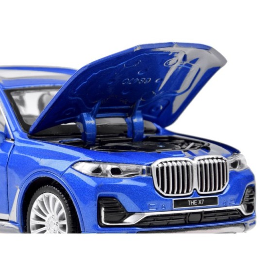 JOKO Kovový Model Autíčka BMW X7 SUV 1:32 so svetlom a zvukom, modré