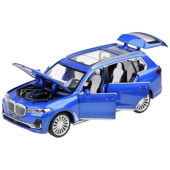 JOKO Kovový Model Autíčka BMW X7 SUV 1:32 so svetlom a zvukom, modré