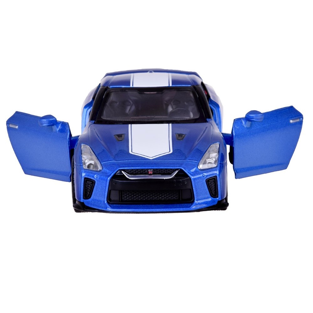 JOKO Kovový Model Auta Nissan GT-R 1:32 so svetlom a zvukom, modré