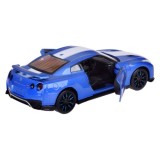 JOKO Kovový Model Auta Nissan GT-R 1:32 so svetlom a zvukom, modré