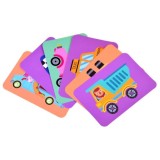JOKO Magnetická kniha, magnetické Puzzle Autá, Raketa, Autobus, dopravné prostriedky