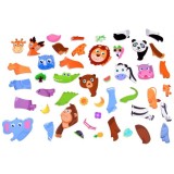 JOKO Magnetická kniha, magnetické Puzzle Zvieratká v Zoo